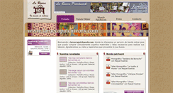 Desktop Screenshot of laruecapatchwork.com